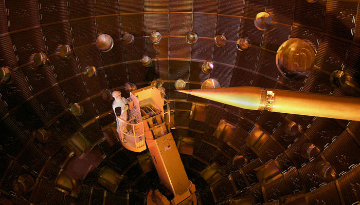 National Ignition Facility targeting chamber