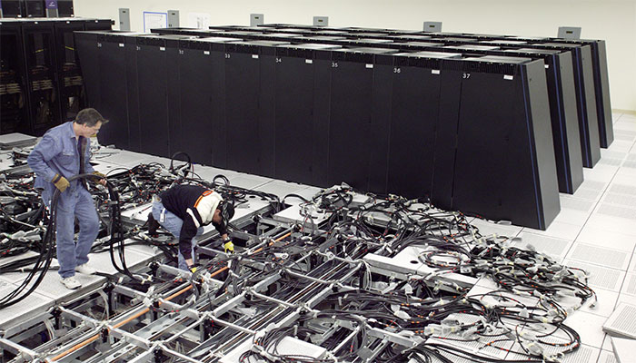 Cable installation in a scientific environment